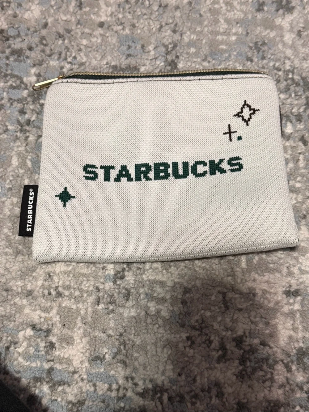Starbucks Japan Coffee & Donut Zip Pouch - Brown & Green